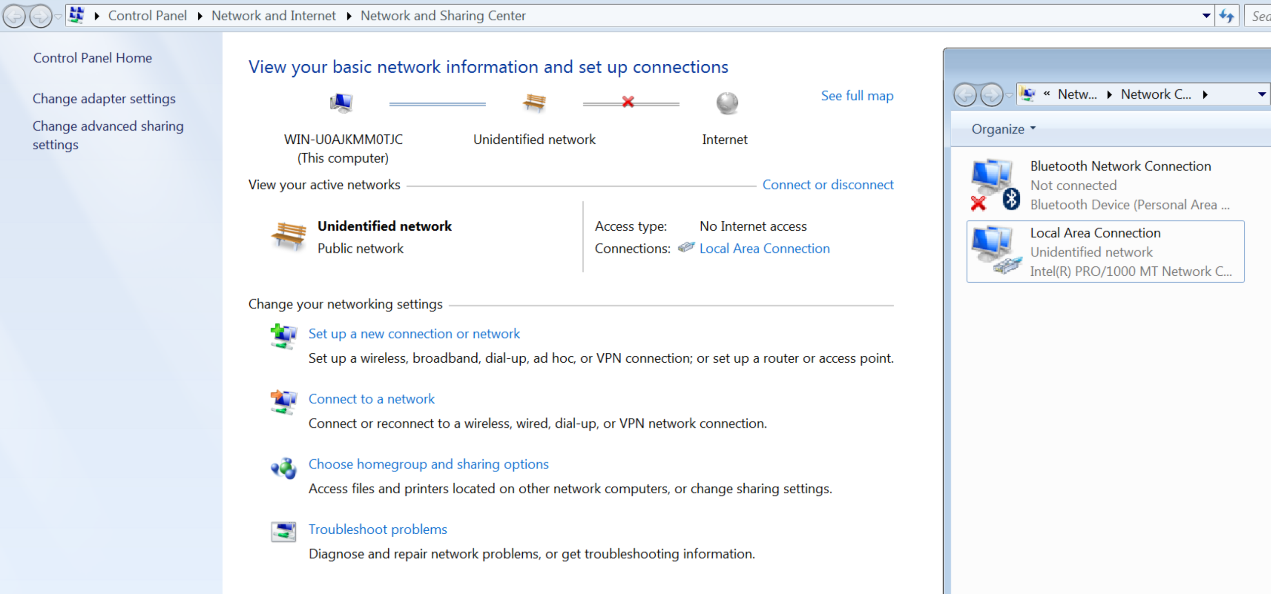 VM has No Network Connection, Windows 7 – VMware Fusion 10.1 (Workstation)